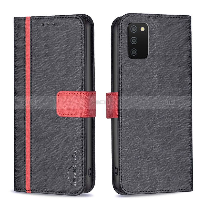 Custodia Portafoglio In Pelle Cover con Supporto B13F per Samsung Galaxy A02s