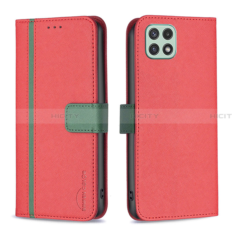 Custodia Portafoglio In Pelle Cover con Supporto B13F per Samsung Galaxy A22 5G