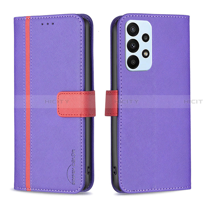 Custodia Portafoglio In Pelle Cover con Supporto B13F per Samsung Galaxy A23 4G