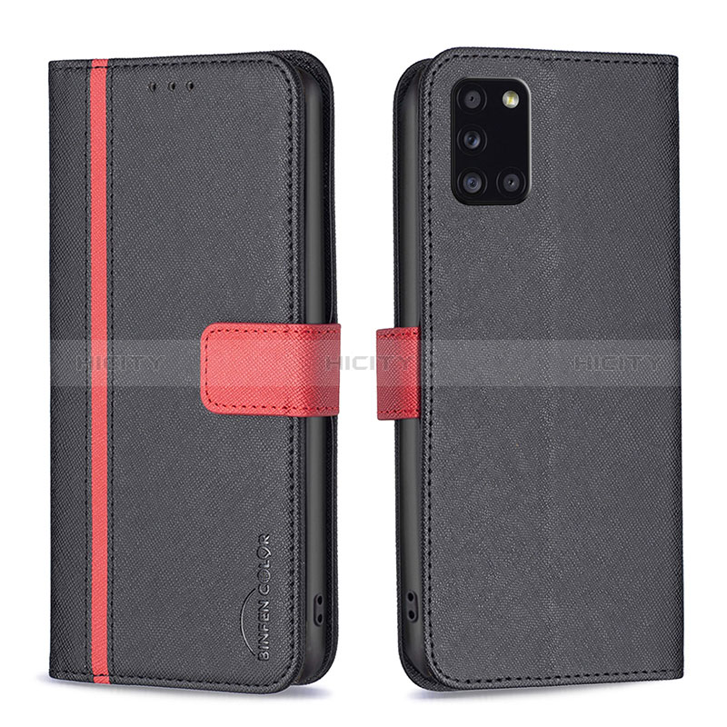 Custodia Portafoglio In Pelle Cover con Supporto B13F per Samsung Galaxy A31