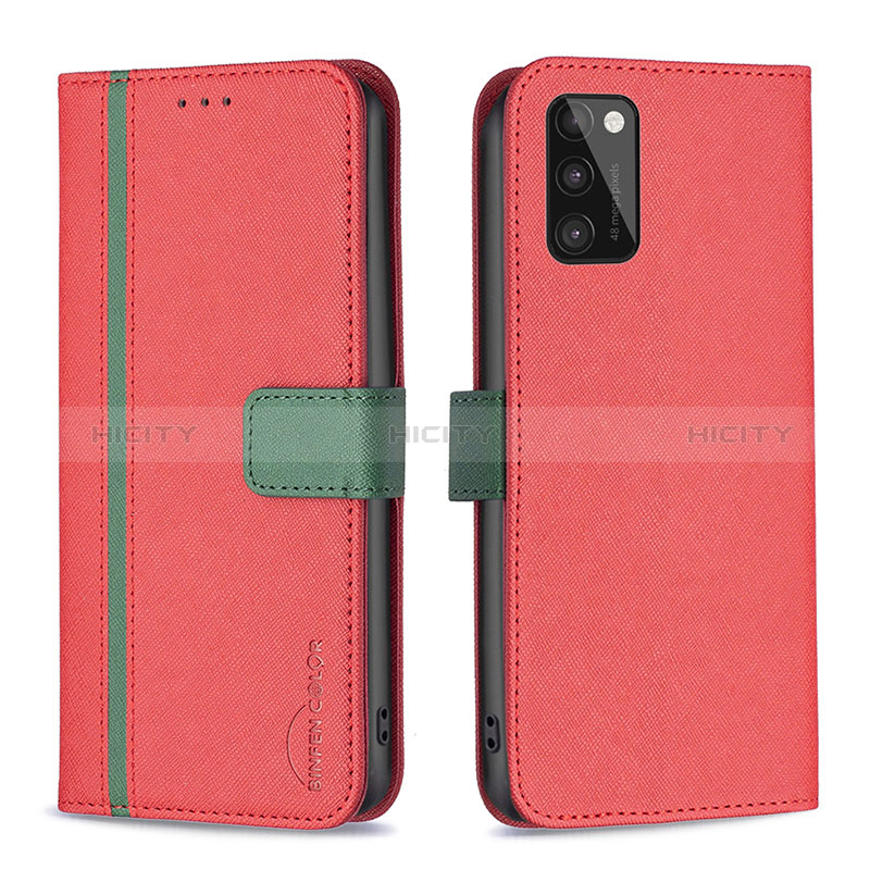 Custodia Portafoglio In Pelle Cover con Supporto B13F per Samsung Galaxy A41