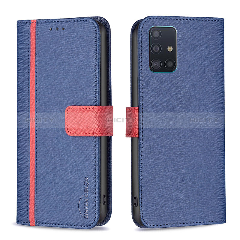 Custodia Portafoglio In Pelle Cover con Supporto B13F per Samsung Galaxy A51 5G