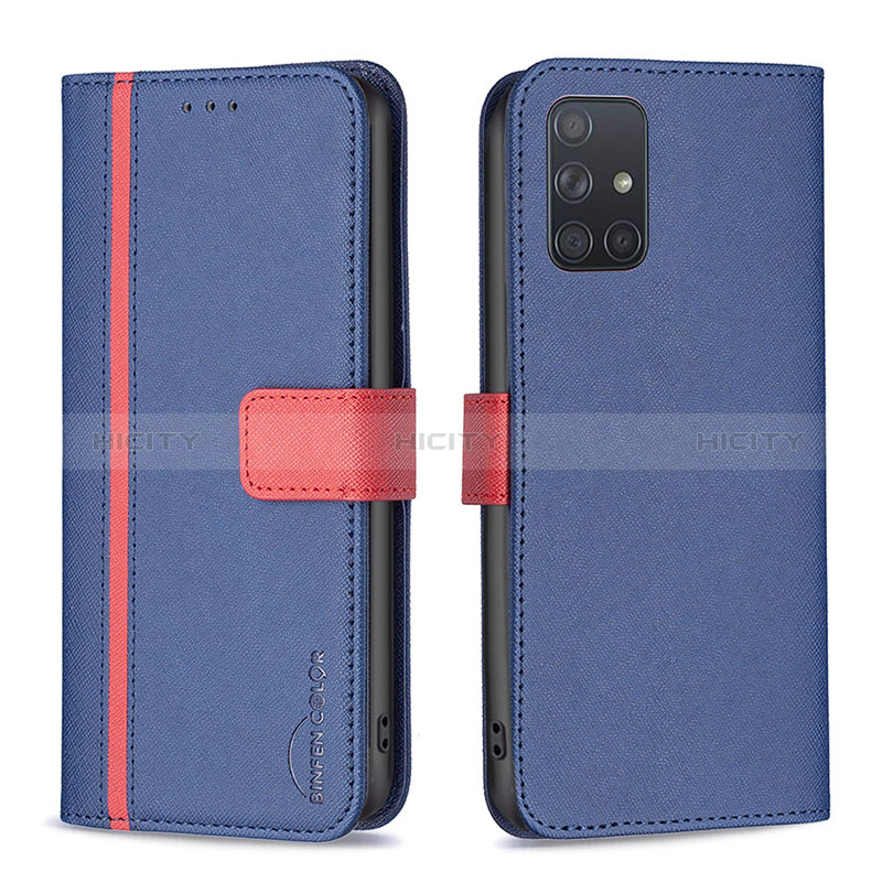 Custodia Portafoglio In Pelle Cover con Supporto B13F per Samsung Galaxy A71 5G