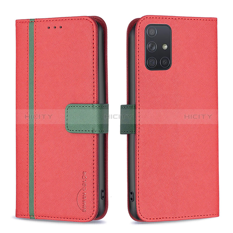 Custodia Portafoglio In Pelle Cover con Supporto B13F per Samsung Galaxy A71 5G