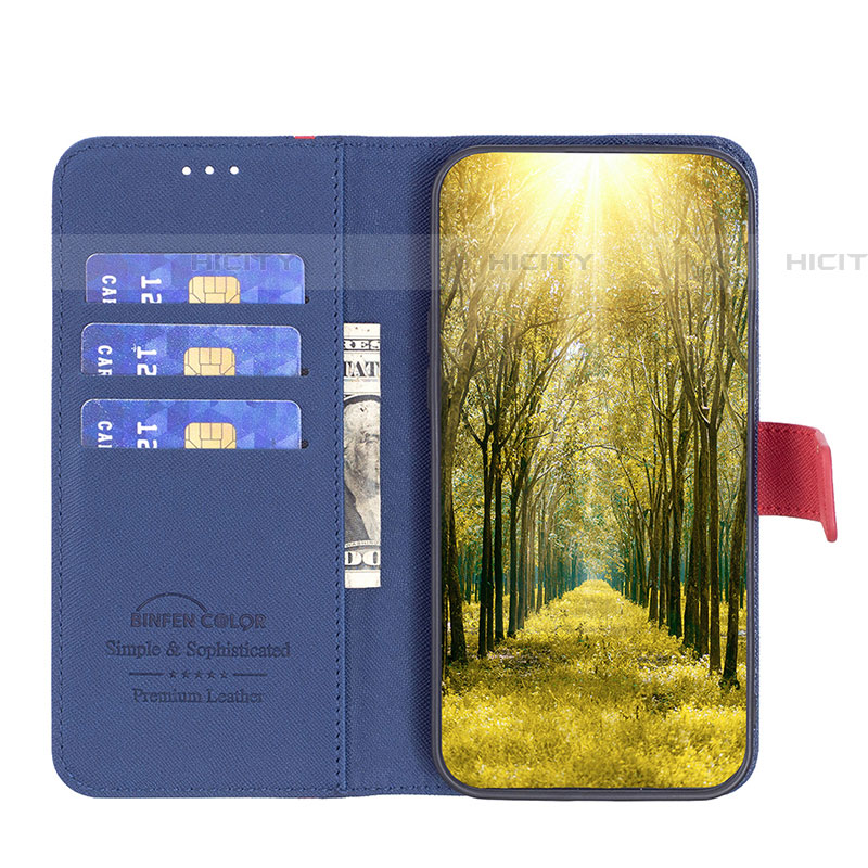 Custodia Portafoglio In Pelle Cover con Supporto B13F per Samsung Galaxy F04