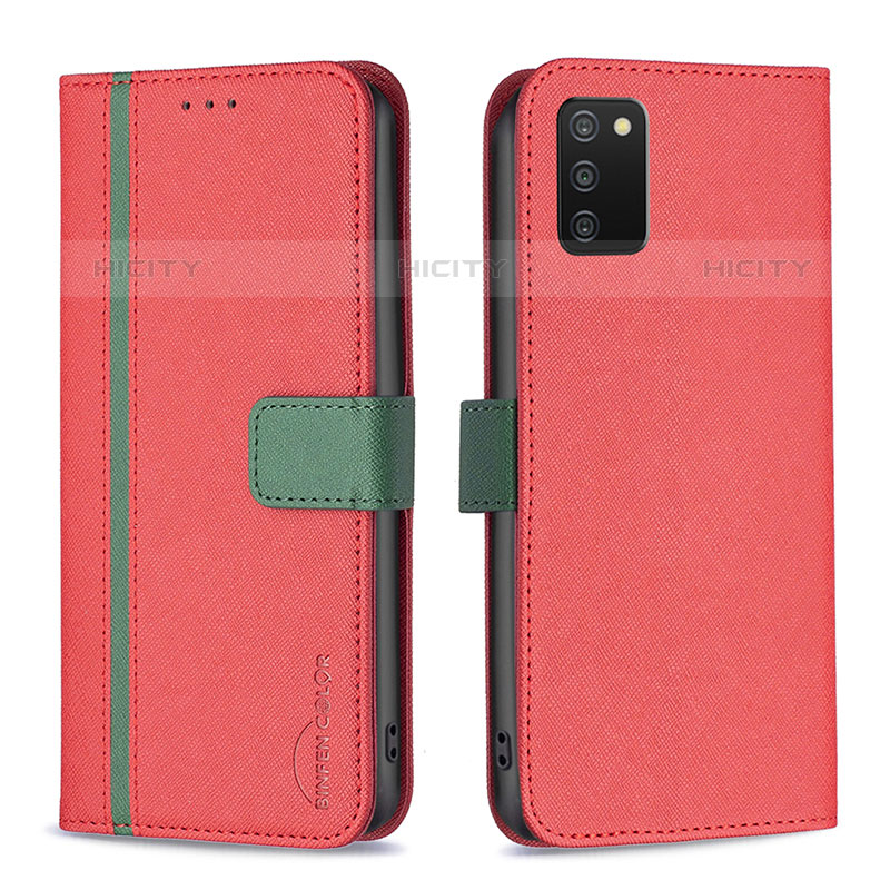 Custodia Portafoglio In Pelle Cover con Supporto B13F per Samsung Galaxy M02s