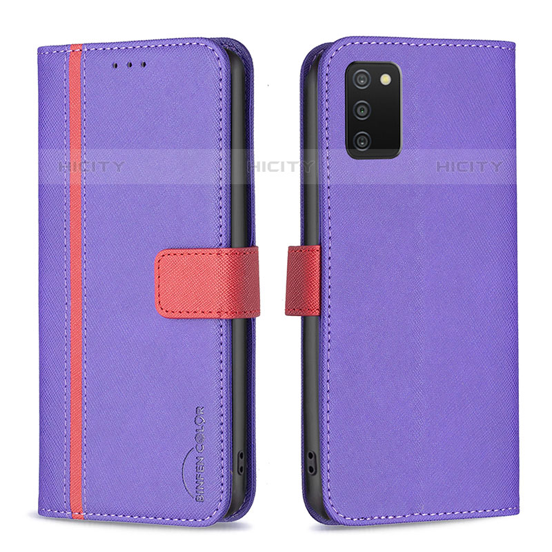 Custodia Portafoglio In Pelle Cover con Supporto B13F per Samsung Galaxy M02s