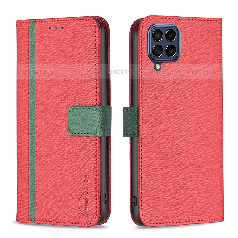 Custodia Portafoglio In Pelle Cover con Supporto B13F per Samsung Galaxy M53 5G