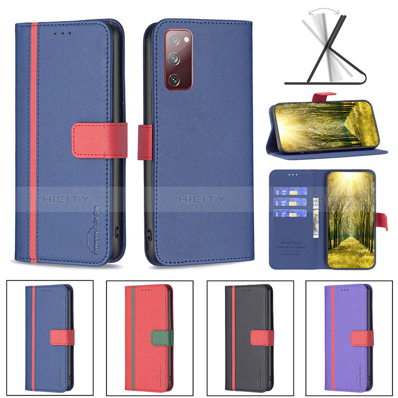 Custodia Portafoglio In Pelle Cover con Supporto B13F per Samsung Galaxy S20 FE 5G