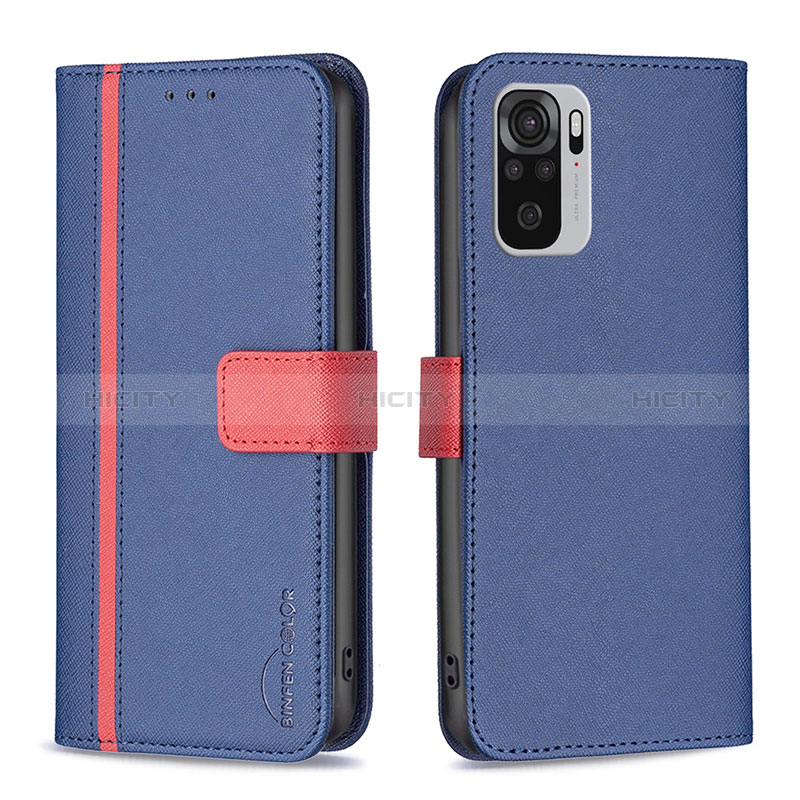 Custodia Portafoglio In Pelle Cover con Supporto B13F per Xiaomi Redmi Note 10 4G