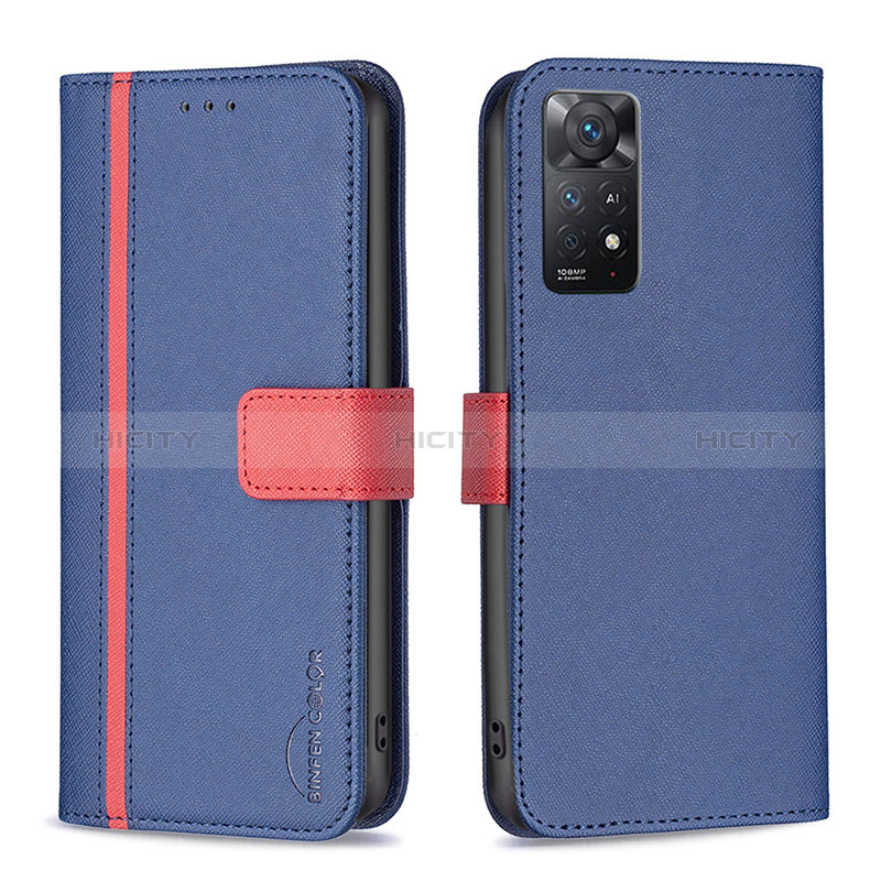 Custodia Portafoglio In Pelle Cover con Supporto B13F per Xiaomi Redmi Note 11 Pro 4G