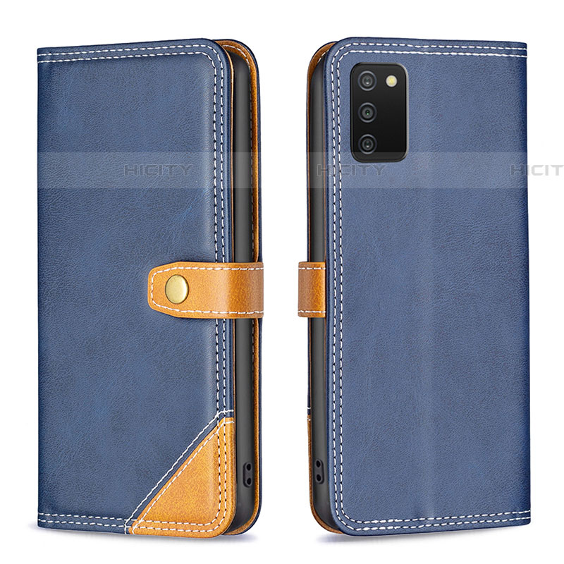 Custodia Portafoglio In Pelle Cover con Supporto B14F per Samsung Galaxy A03s