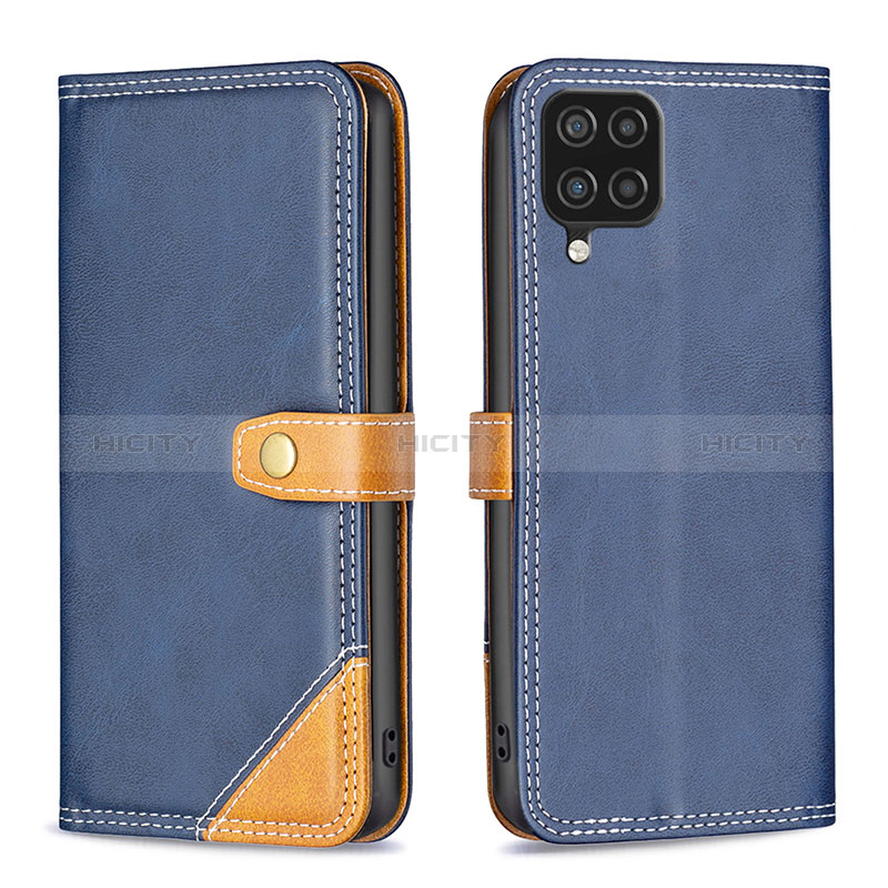 Custodia Portafoglio In Pelle Cover con Supporto B14F per Samsung Galaxy A12