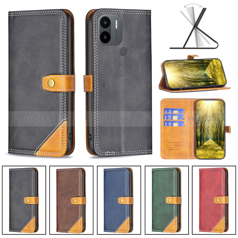 Custodia Portafoglio In Pelle Cover con Supporto B14F per Xiaomi Redmi A1 Plus