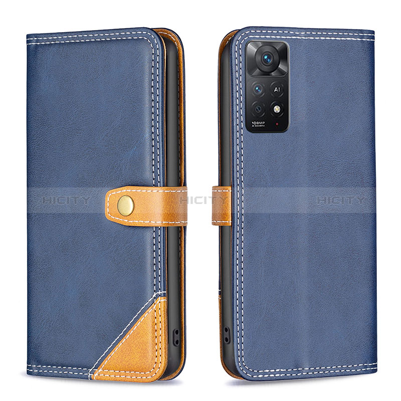 Custodia Portafoglio In Pelle Cover con Supporto B14F per Xiaomi Redmi Note 11 Pro 4G