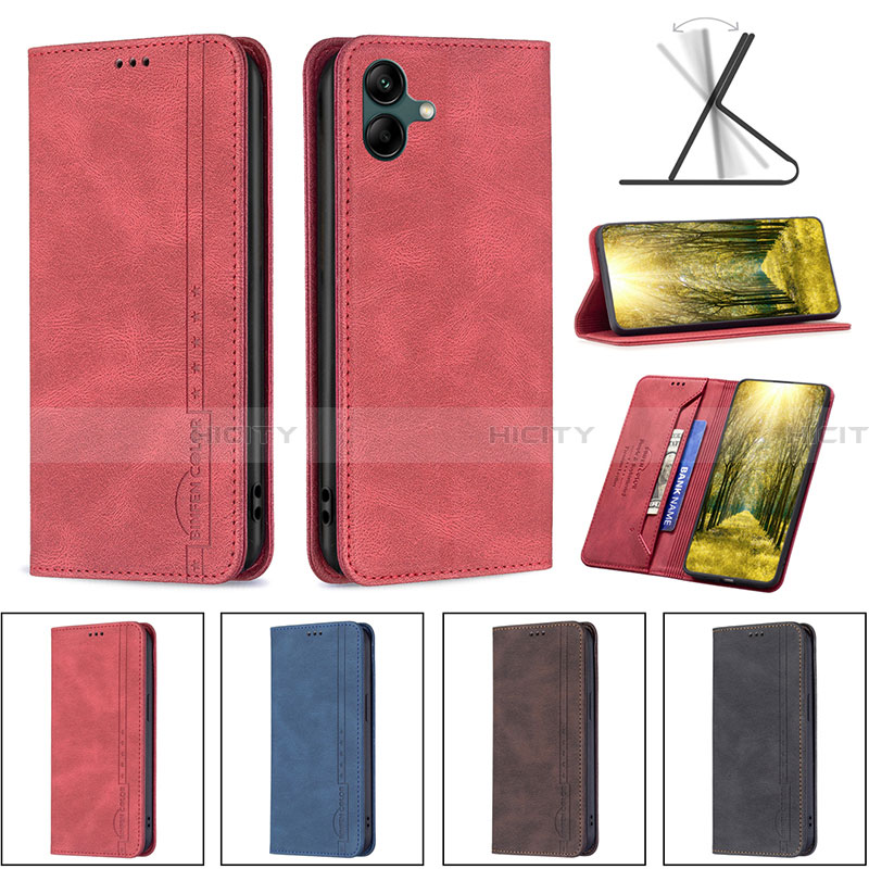 Custodia Portafoglio In Pelle Cover con Supporto B15F per Samsung Galaxy A04 4G