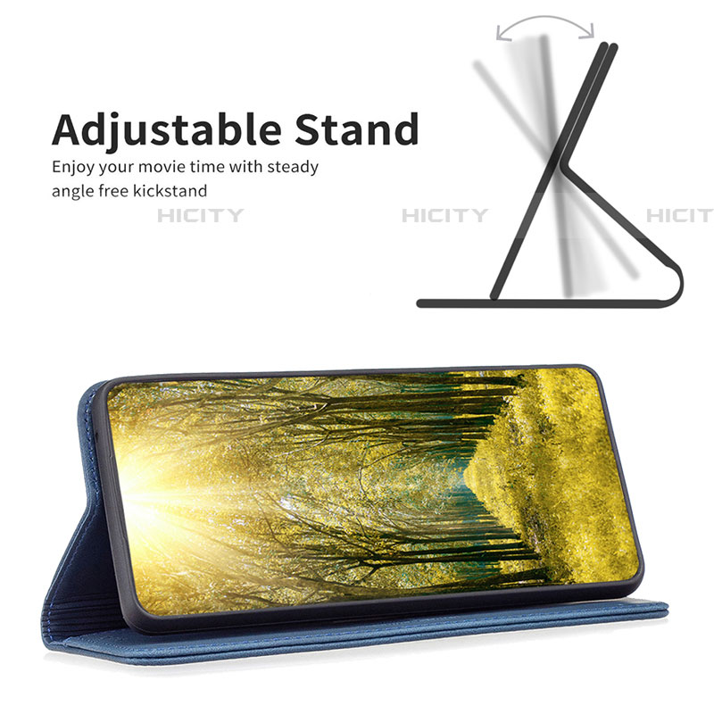 Custodia Portafoglio In Pelle Cover con Supporto B15F per Samsung Galaxy A04E