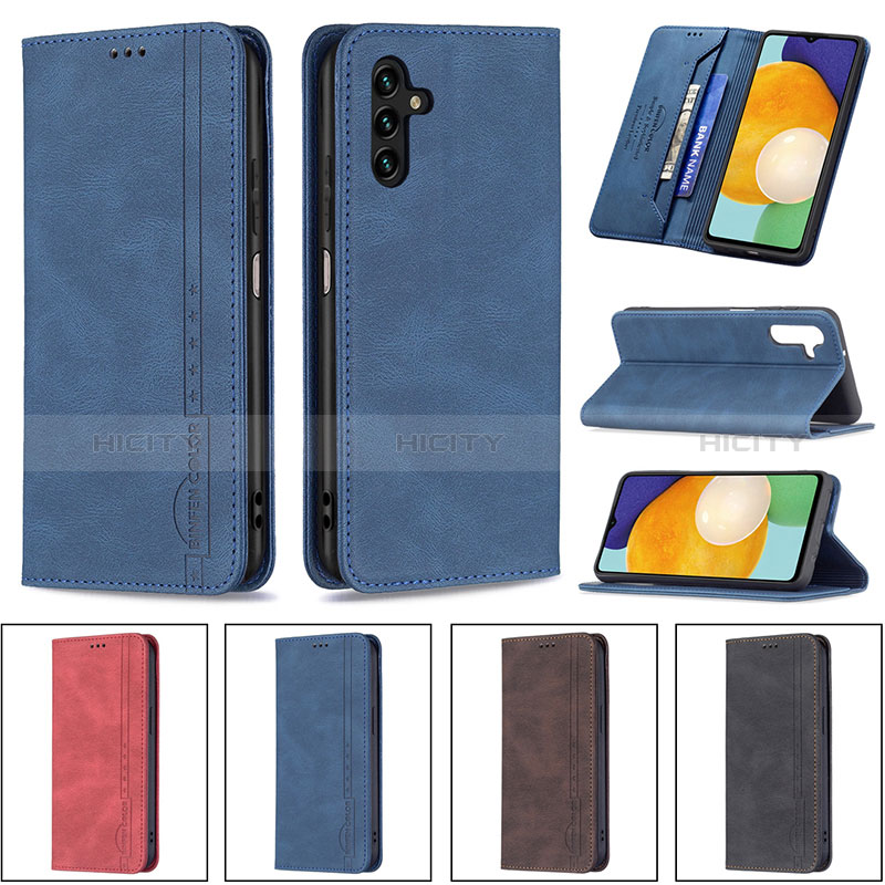 Custodia Portafoglio In Pelle Cover con Supporto B15F per Samsung Galaxy A04s