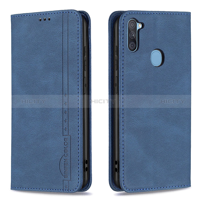 Custodia Portafoglio In Pelle Cover con Supporto B15F per Samsung Galaxy A11