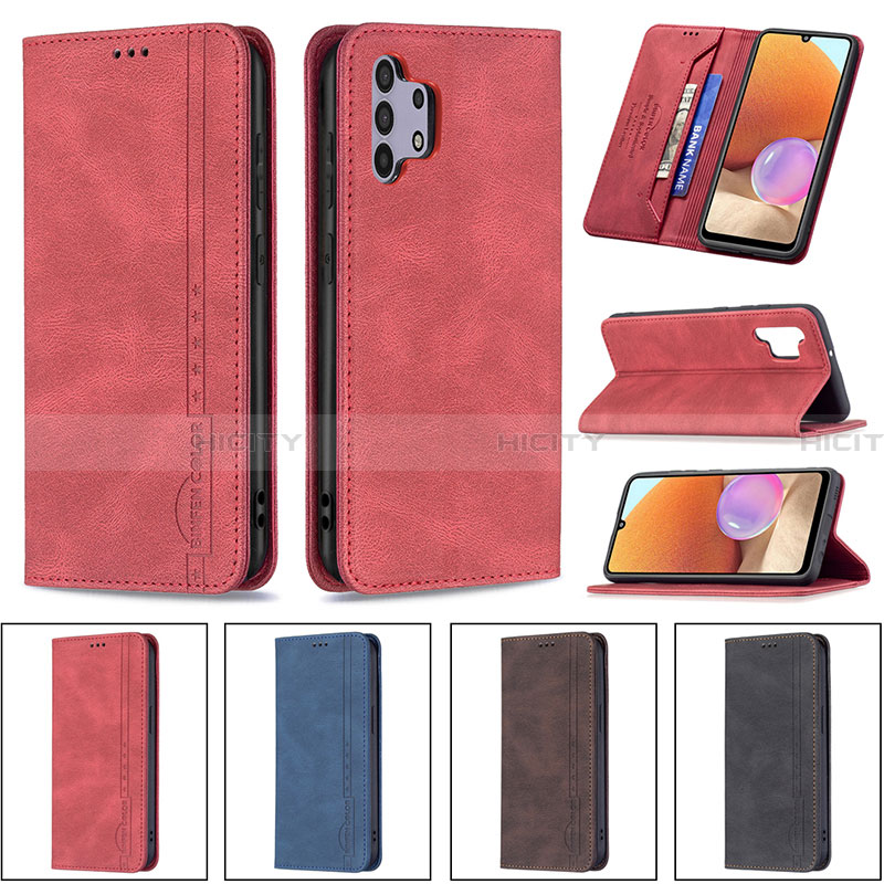 Custodia Portafoglio In Pelle Cover con Supporto B15F per Samsung Galaxy A32 5G