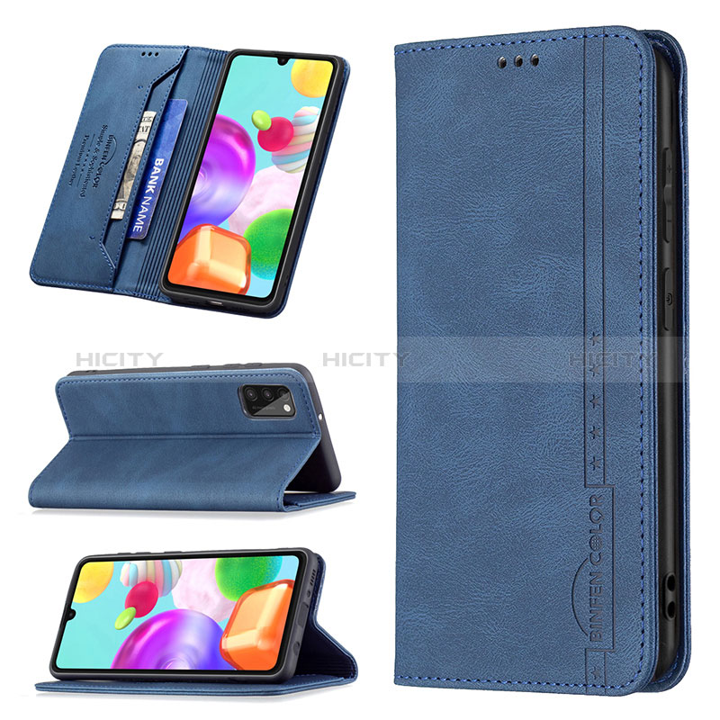 Custodia Portafoglio In Pelle Cover con Supporto B15F per Samsung Galaxy A41