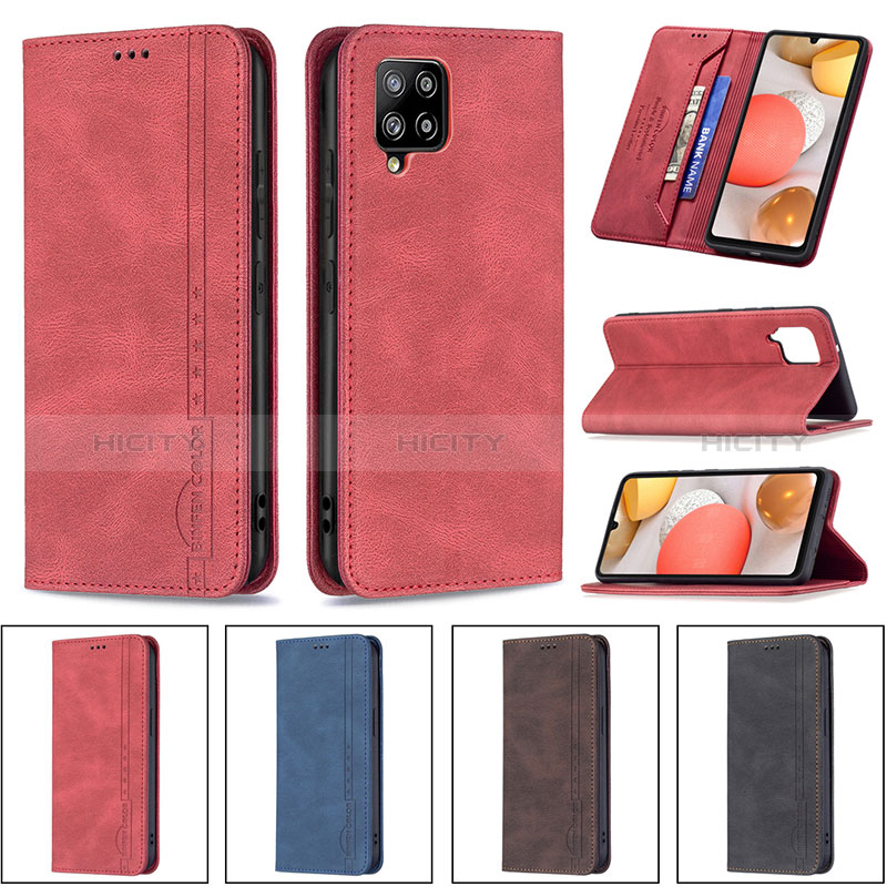 Custodia Portafoglio In Pelle Cover con Supporto B15F per Samsung Galaxy A42 5G