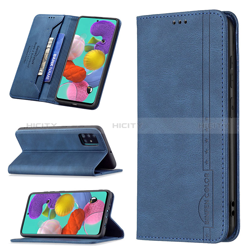 Custodia Portafoglio In Pelle Cover con Supporto B15F per Samsung Galaxy A51 5G