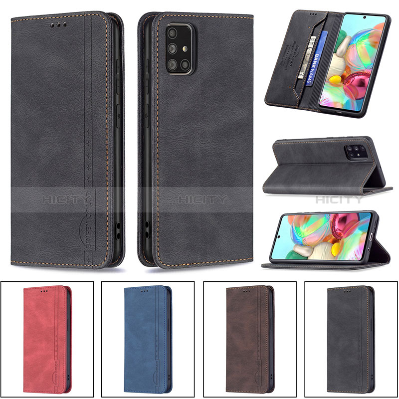 Custodia Portafoglio In Pelle Cover con Supporto B15F per Samsung Galaxy A71 5G