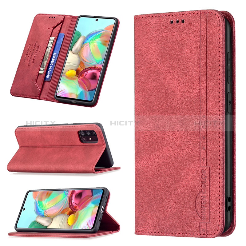 Custodia Portafoglio In Pelle Cover con Supporto B15F per Samsung Galaxy A71 5G