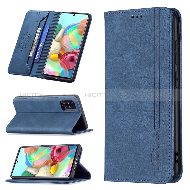 Custodia Portafoglio In Pelle Cover con Supporto B15F per Samsung Galaxy A71 5G