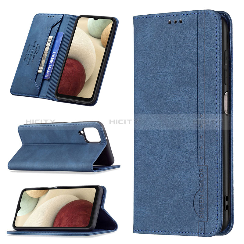 Custodia Portafoglio In Pelle Cover con Supporto B15F per Samsung Galaxy M12