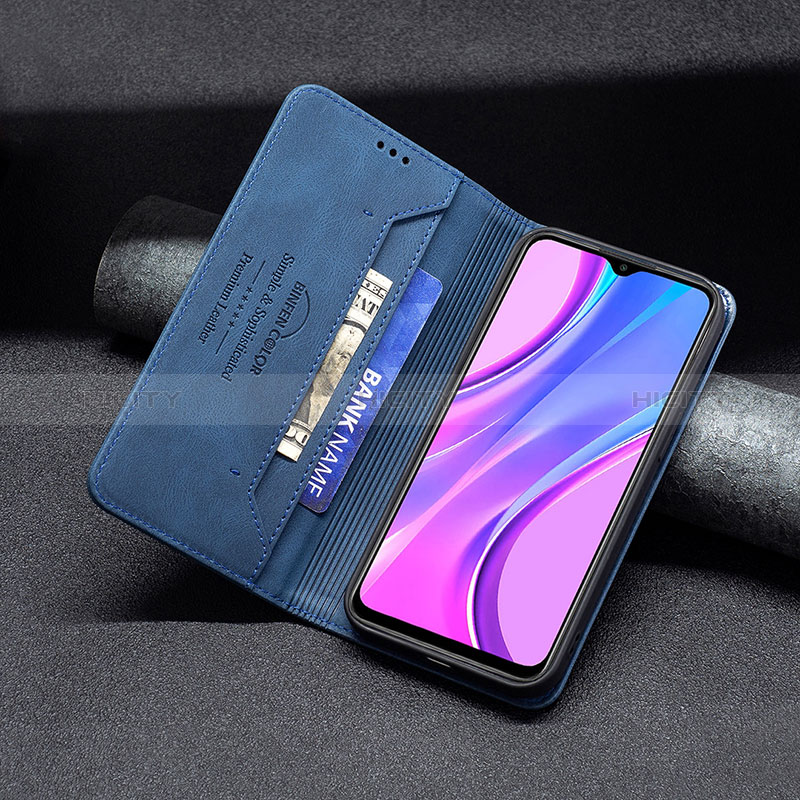 Custodia Portafoglio In Pelle Cover con Supporto B15F per Xiaomi Redmi 9