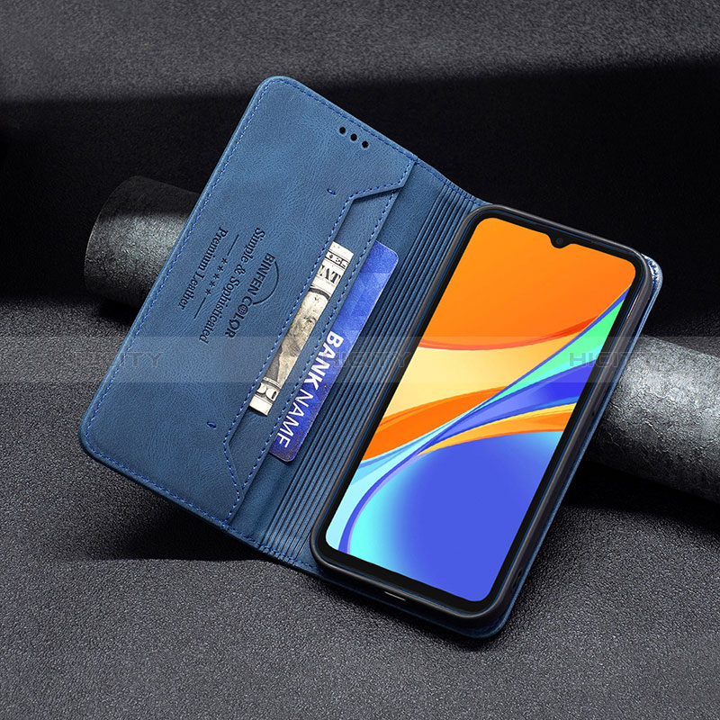 Custodia Portafoglio In Pelle Cover con Supporto B15F per Xiaomi Redmi 9 Activ