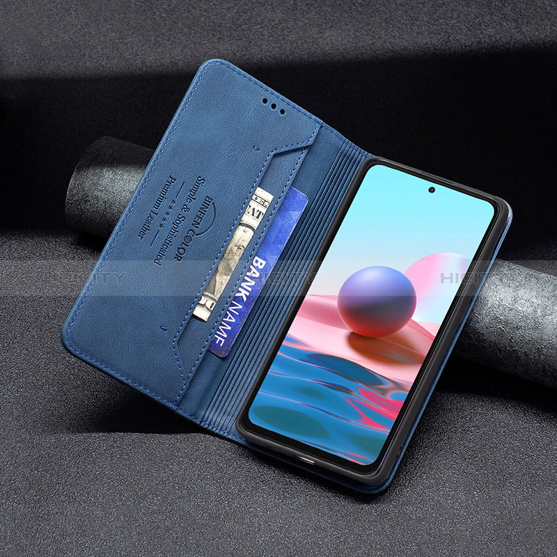 Custodia Portafoglio In Pelle Cover con Supporto B15F per Xiaomi Redmi Note 10 4G