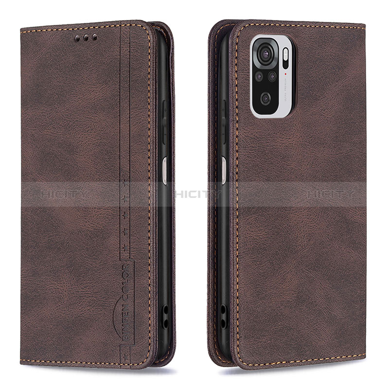 Custodia Portafoglio In Pelle Cover con Supporto B15F per Xiaomi Redmi Note 10 4G