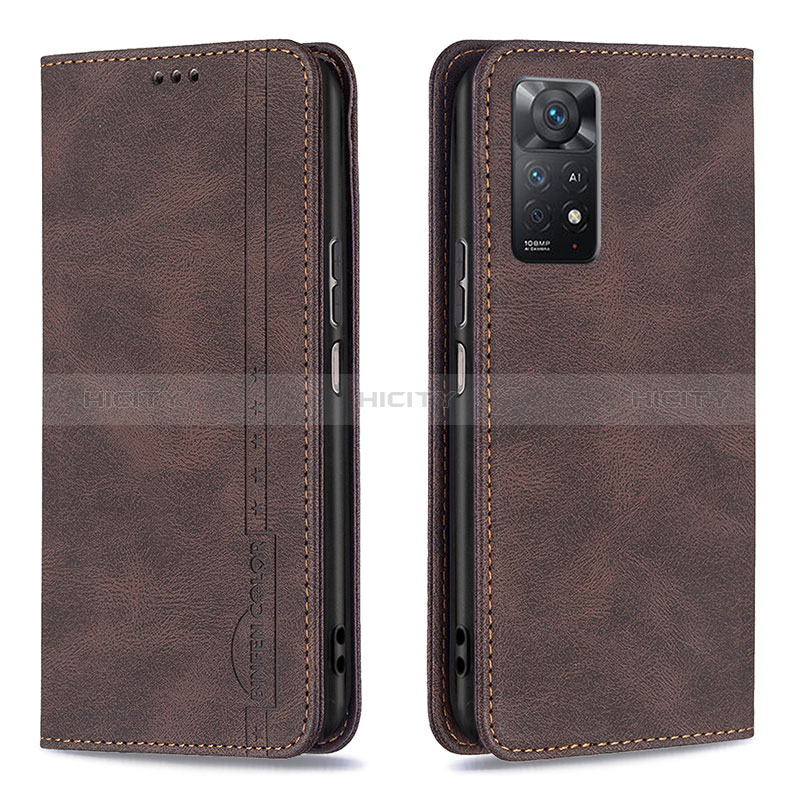 Custodia Portafoglio In Pelle Cover con Supporto B15F per Xiaomi Redmi Note 11 Pro 4G