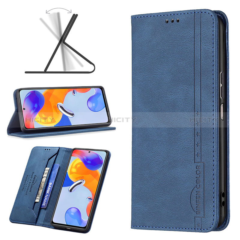 Custodia Portafoglio In Pelle Cover con Supporto B15F per Xiaomi Redmi Note 11 Pro 4G