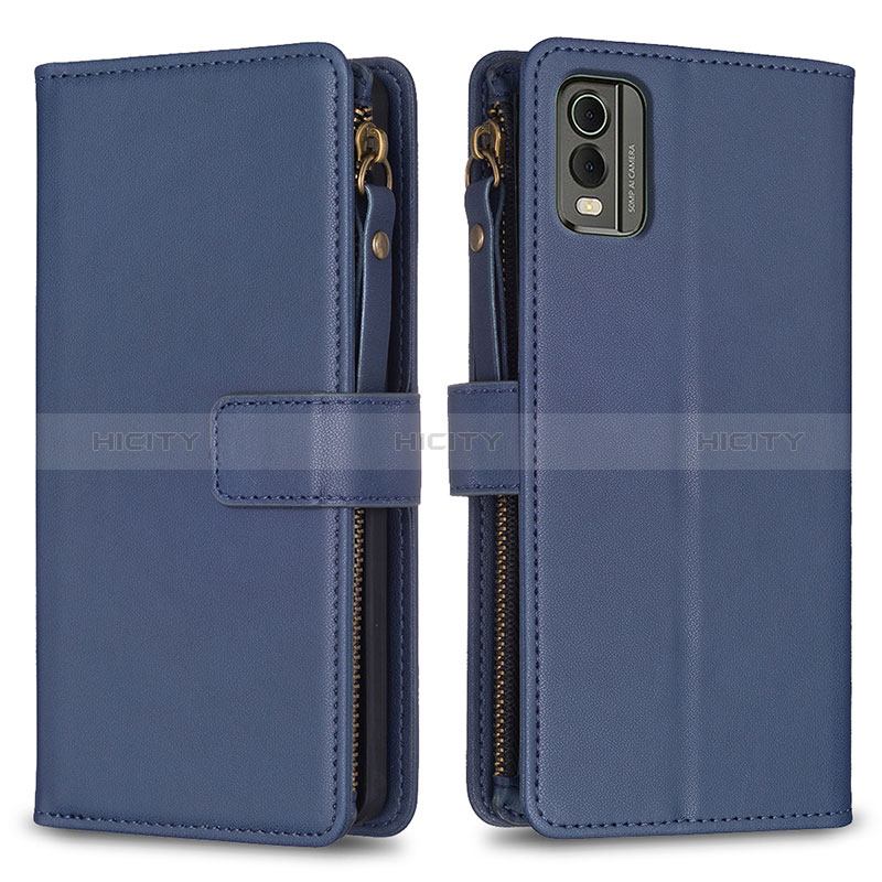 Custodia Portafoglio In Pelle Cover con Supporto B16F per Nokia C32