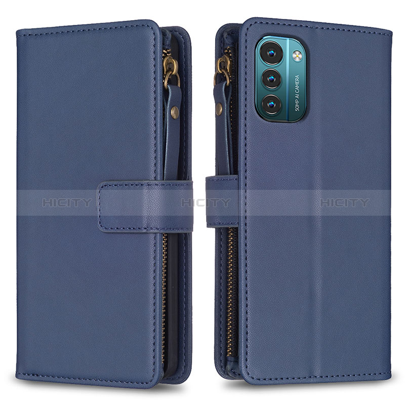 Custodia Portafoglio In Pelle Cover con Supporto B16F per Nokia G11