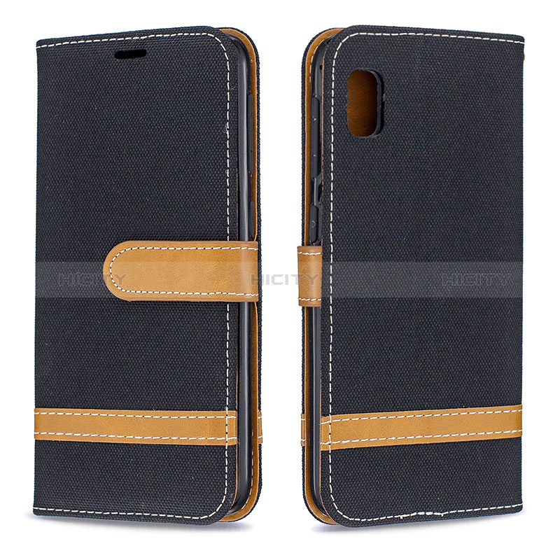 Custodia Portafoglio In Pelle Cover con Supporto B16F per Samsung Galaxy A10e