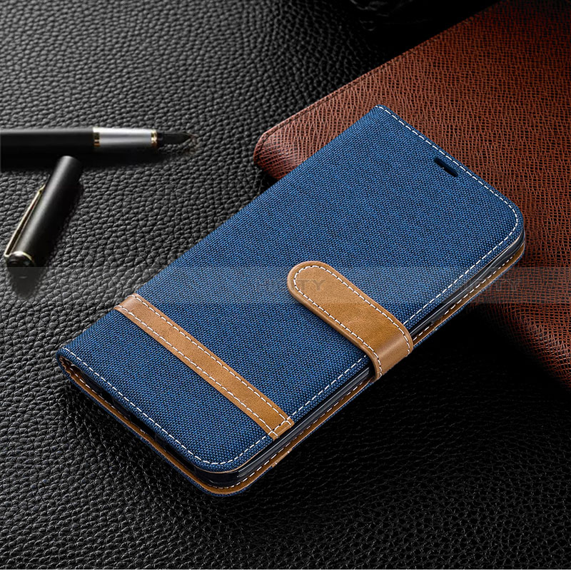 Custodia Portafoglio In Pelle Cover con Supporto B16F per Samsung Galaxy A20