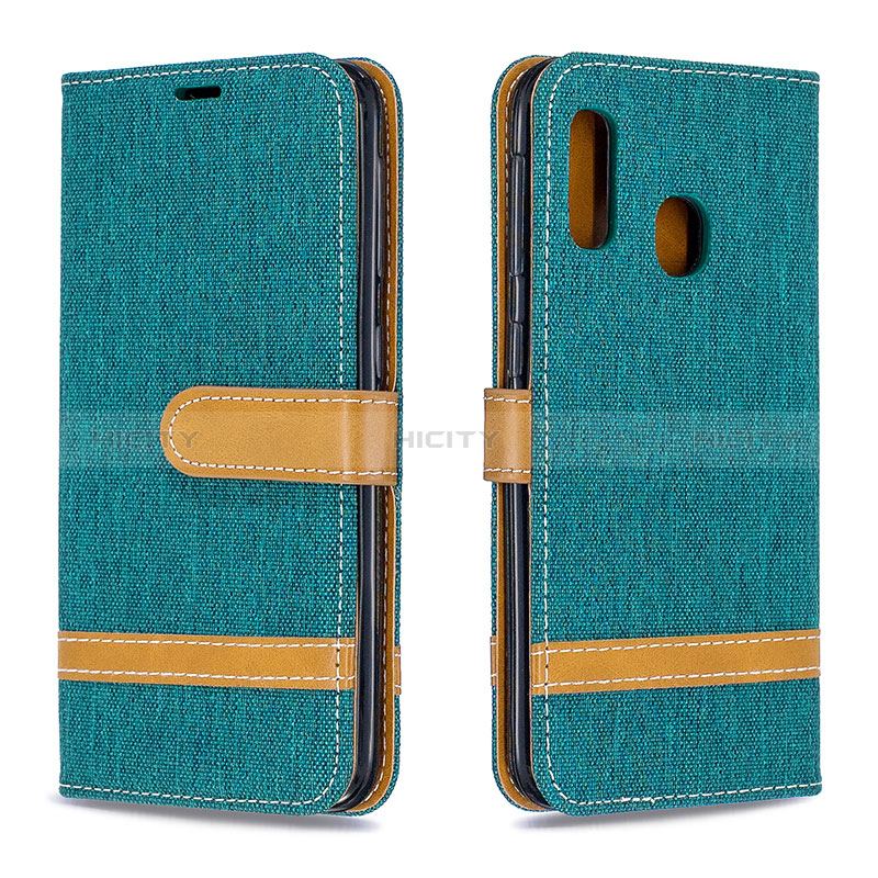 Custodia Portafoglio In Pelle Cover con Supporto B16F per Samsung Galaxy A20e