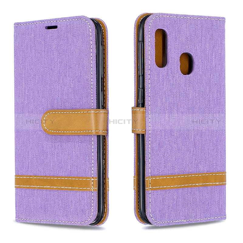 Custodia Portafoglio In Pelle Cover con Supporto B16F per Samsung Galaxy A20e