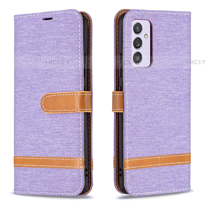 Custodia Portafoglio In Pelle Cover con Supporto B16F per Samsung Galaxy A34 5G Lavanda