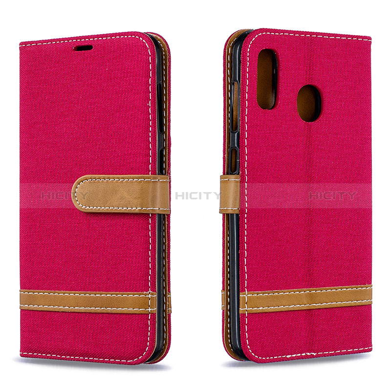 Custodia Portafoglio In Pelle Cover con Supporto B16F per Samsung Galaxy M10S