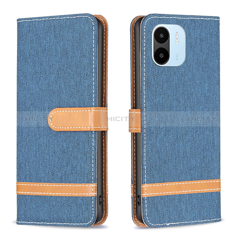 Custodia Portafoglio In Pelle Cover con Supporto B16F per Xiaomi Poco C50