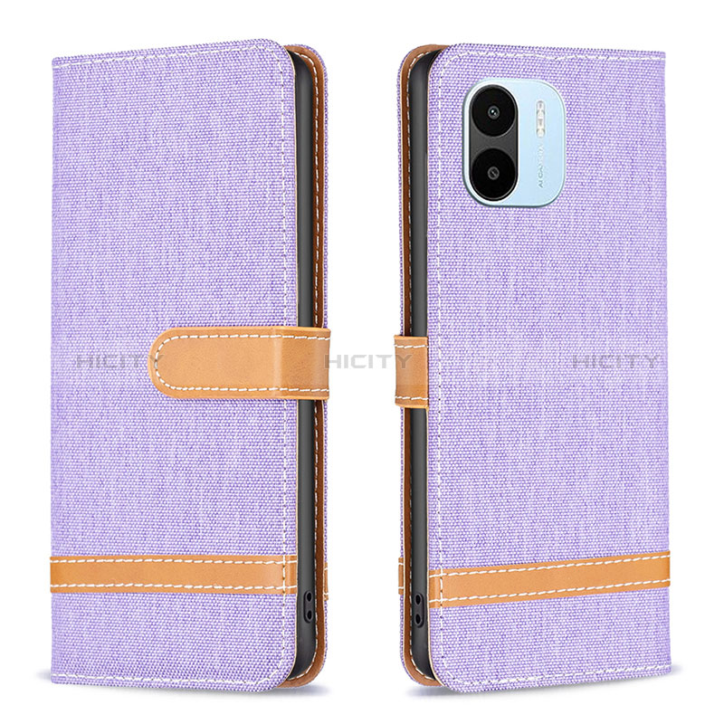 Custodia Portafoglio In Pelle Cover con Supporto B16F per Xiaomi Poco C50