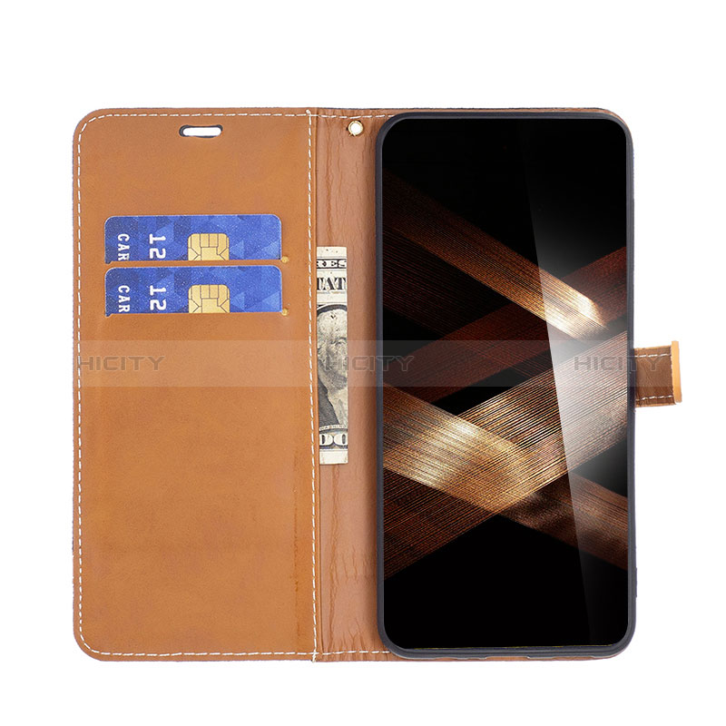 Custodia Portafoglio In Pelle Cover con Supporto B16F per Xiaomi Poco C65