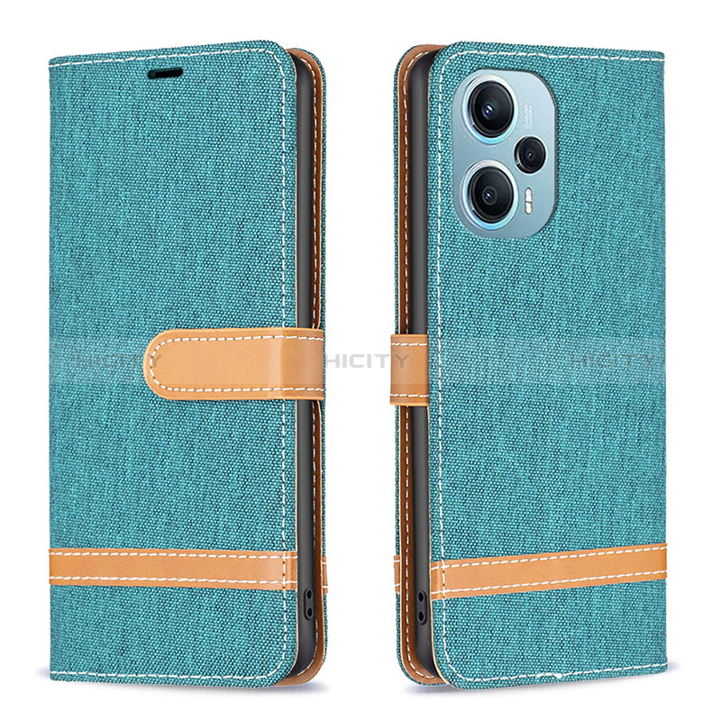 Custodia Portafoglio In Pelle Cover con Supporto B16F per Xiaomi Poco F5 5G