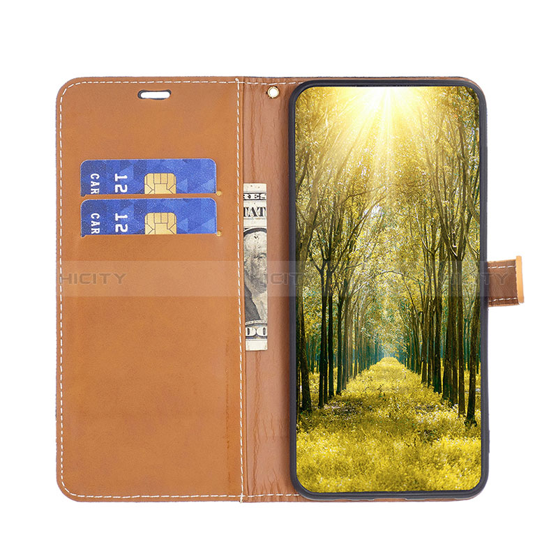 Custodia Portafoglio In Pelle Cover con Supporto B16F per Xiaomi Poco M4 Pro 4G